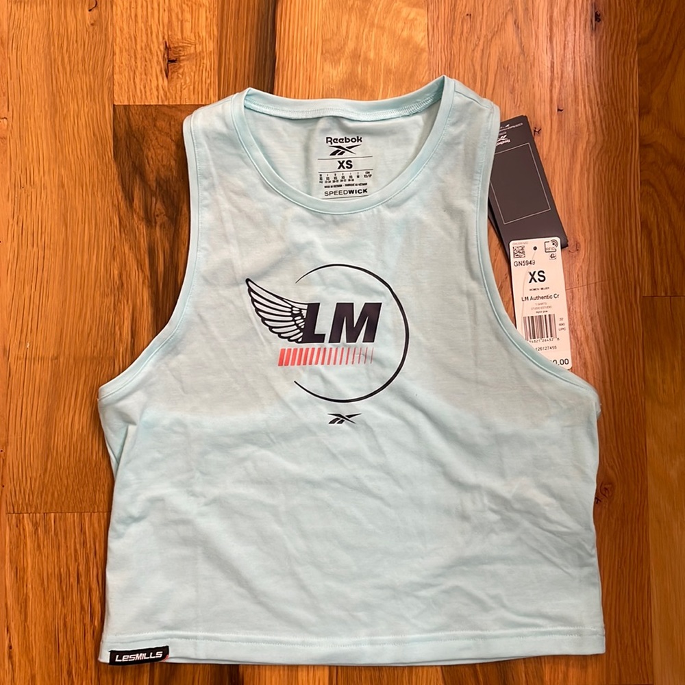 Reebok Les mills crop top size XS